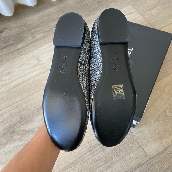 Chanel tweed mocassins loafers - Picture 5 of 6